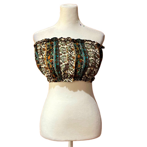 Amable Floral Bandeau Top Large